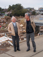 (左）仙台教区　平賀徹夫司教（右）岡田武夫大司教