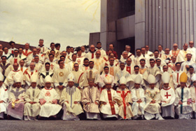 1970_4.29白柳枢機卿着座式浜尾司教叙階式
